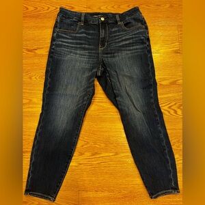 American Eagle Outfitters Dark Blue Jeans #8
